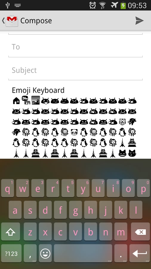 Greek Emoji Keyboard截图4