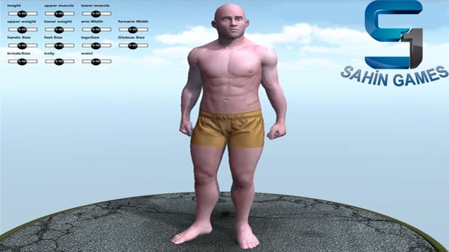 3D Real Human Model Game截图1