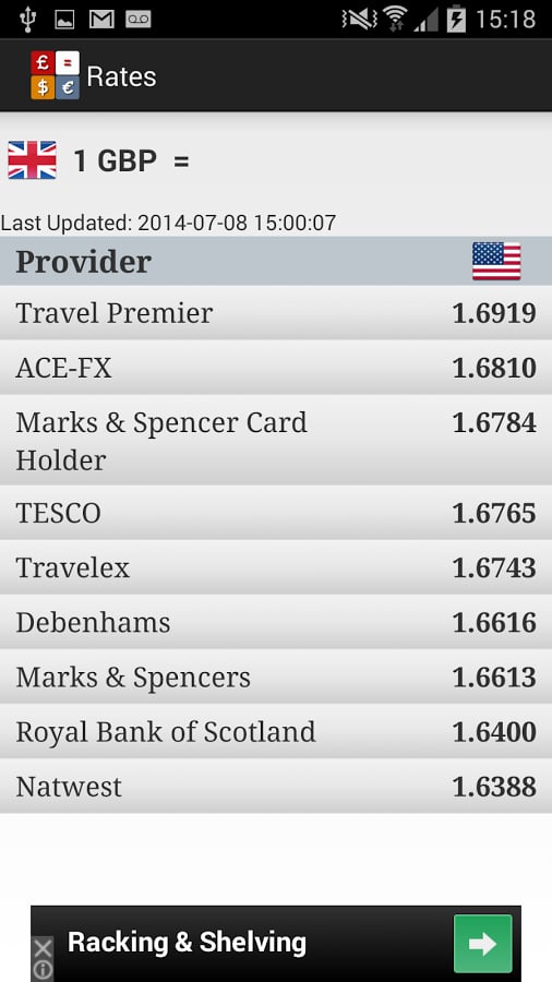 Compare Travel Money UK截图2