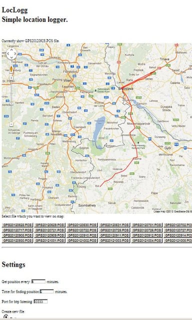 LocLogg - GPS location logger截图3