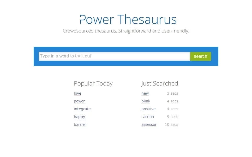 Power Thesaurus截图5