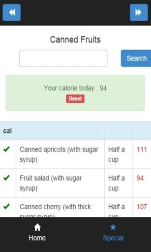 mydiary calorie counter截图4