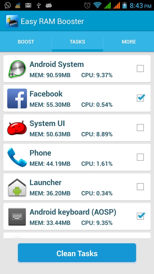 Ram Cleaner &amp; Booster截图3