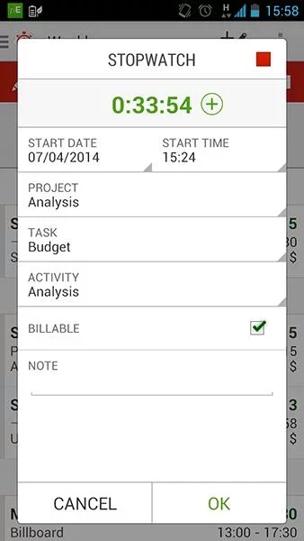 TIME TRACKING by primaERP截图3