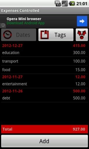 Expenses Controlled截图5