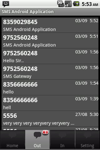 SMS Gateway Application截图1