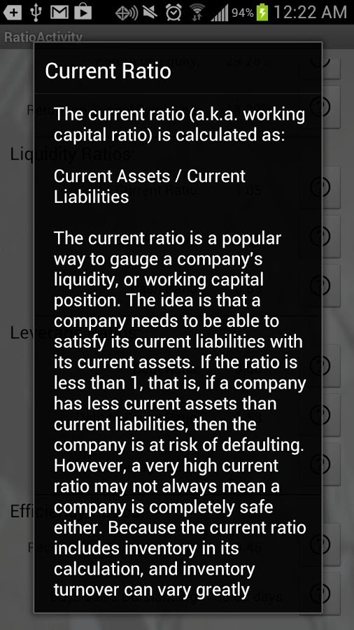 Just Ratios (Financial R...截图1