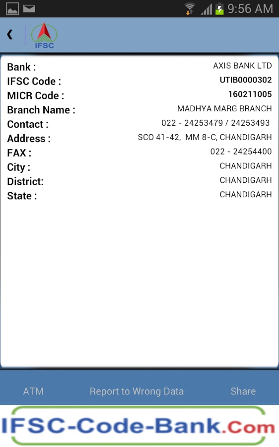 IFSC and MICR codes截图5