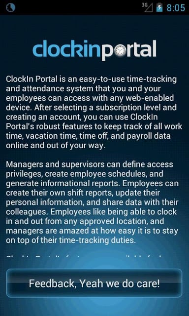 ClockIn Portal - Time Clock截图3