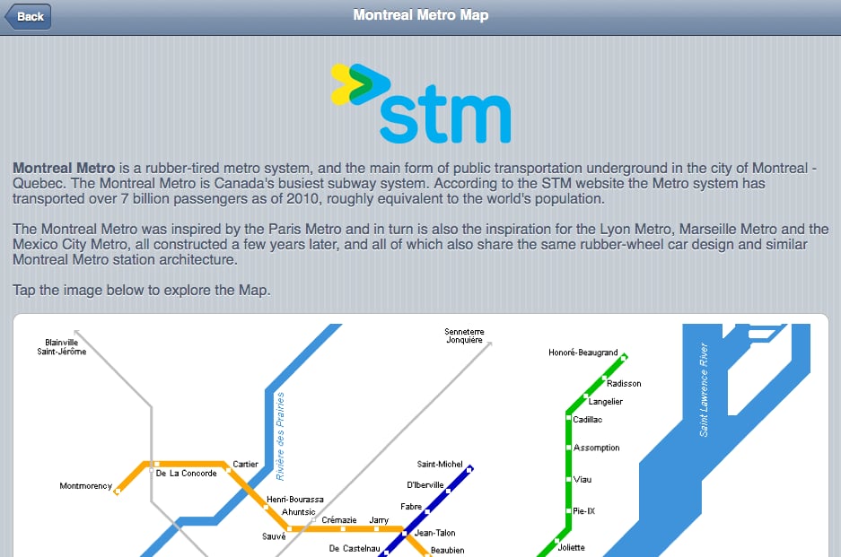 Subway Maps Canada截图4