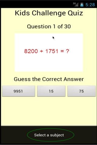 Kids Challenge Quiz截图4