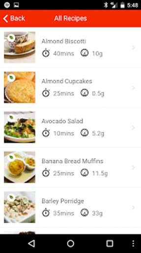 Diabetes Recipe App截图1