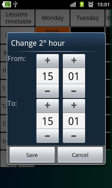 Lessons Timetable School截图2