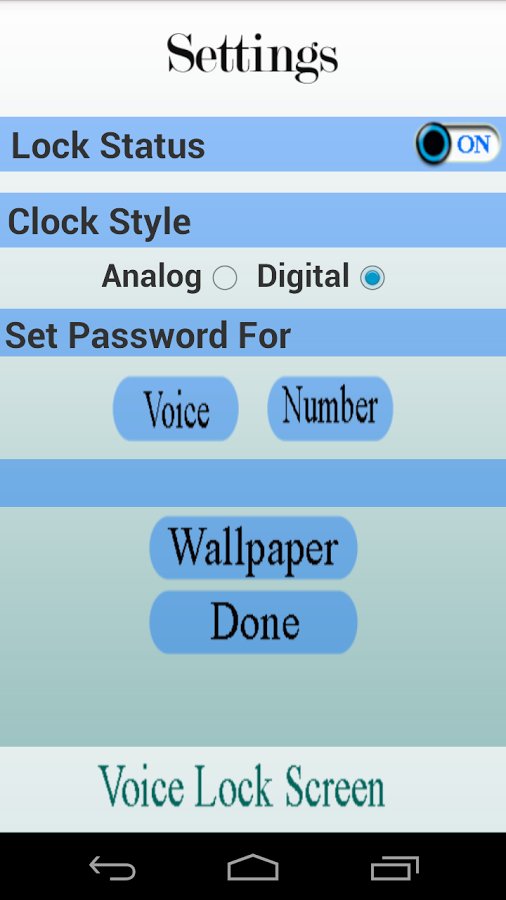 Voice Lock : Screen Unlo...截图4