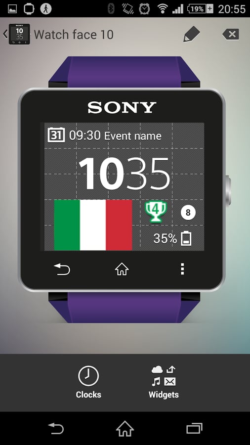 Watchface Italy (Sony SW...截图1