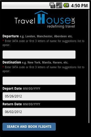 TravelHouseUK - Flight Search截图1