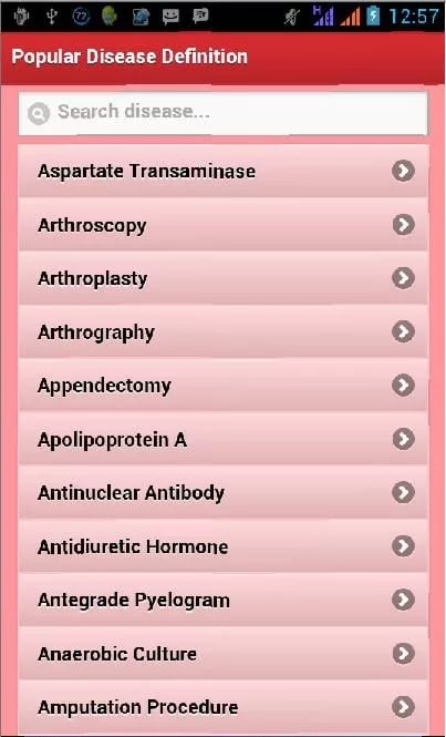 Popular Disease Definiti...截图2