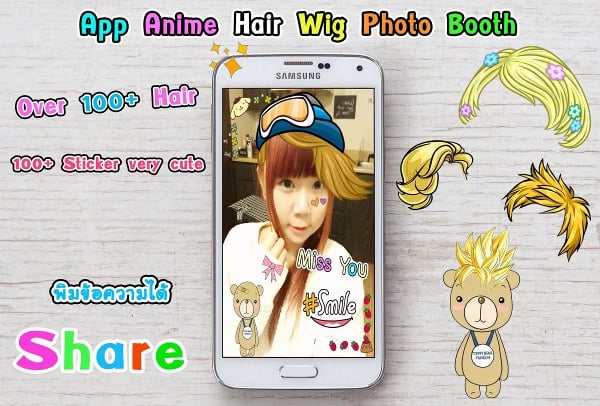 Anime Wig Hair Photo Boo...截图4