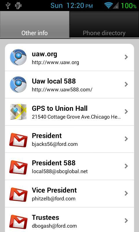 UAW Local 588截图2