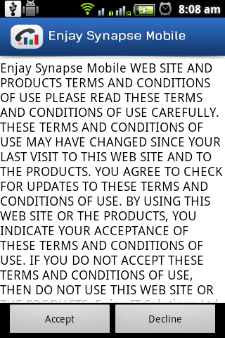 Enjay Synapse Mobile截图1