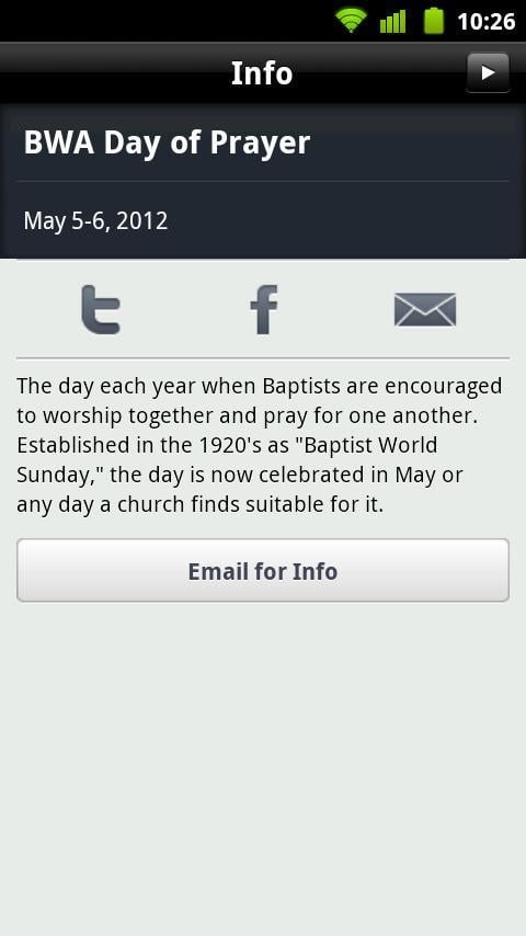 Baptist World Alliance Network截图3