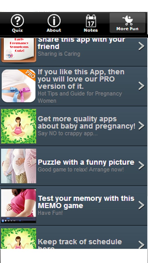 Pregnancy Quiz截图3