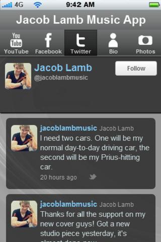 Jacob Lamb Music App截图1