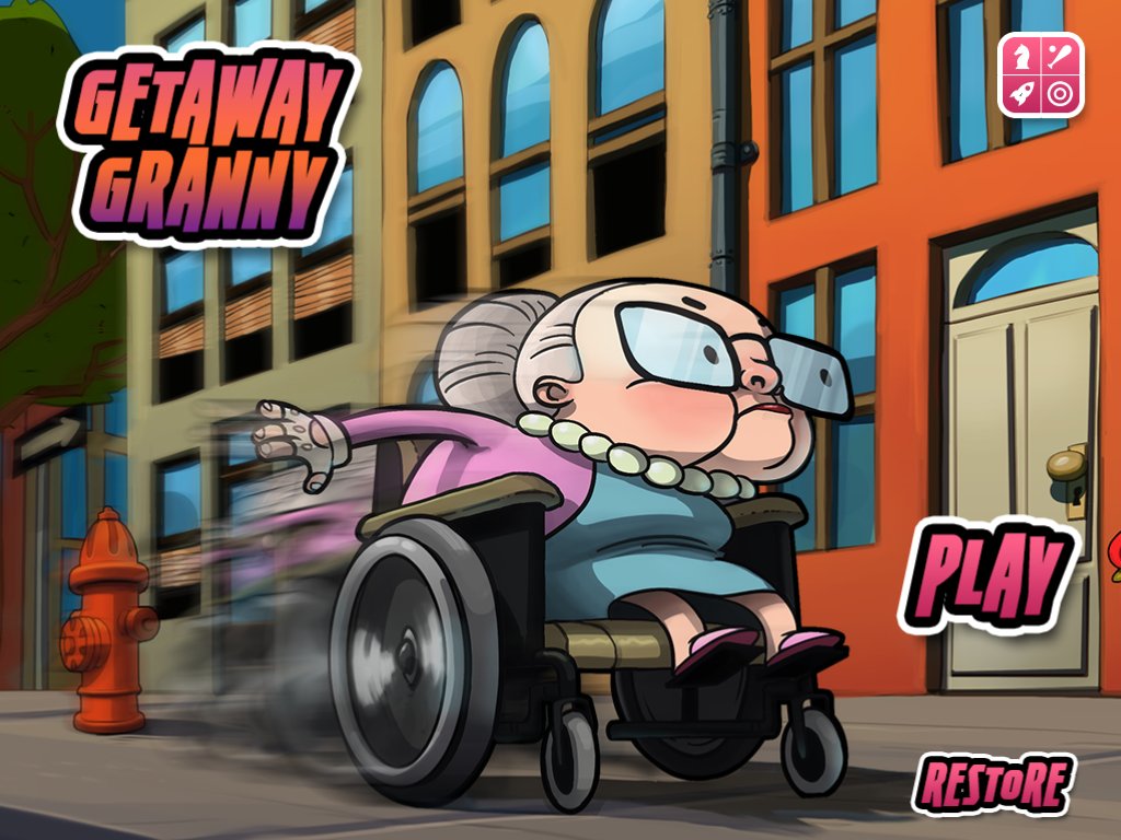 Getaway Granny -Free Angry Run截图10