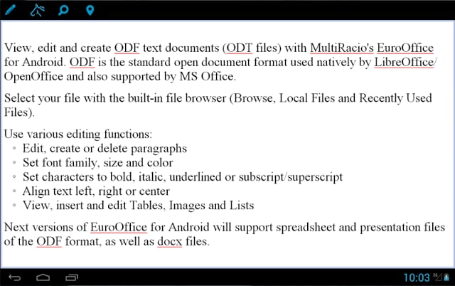 EuroOffice for Android截图2