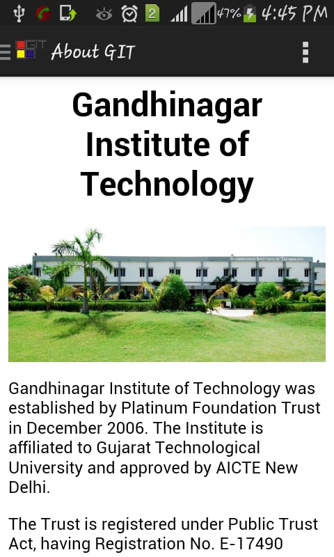 Gandhinagar Institute Of Technology截图1