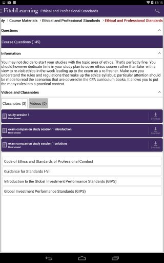 Exam Prep App - CFA截图3