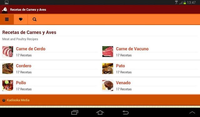 Recetas de Carnes y Aves截图10