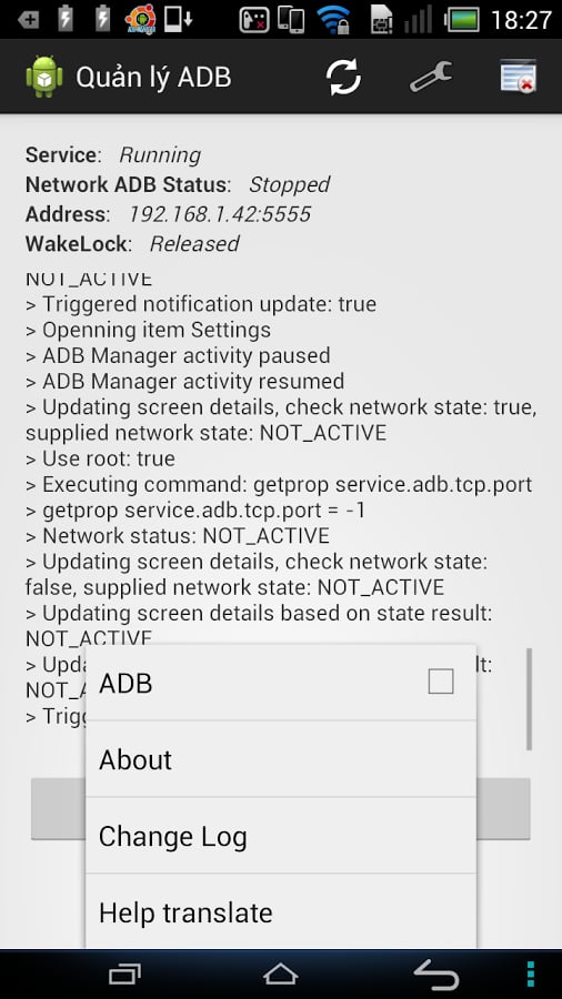 Debug adroid device截图1