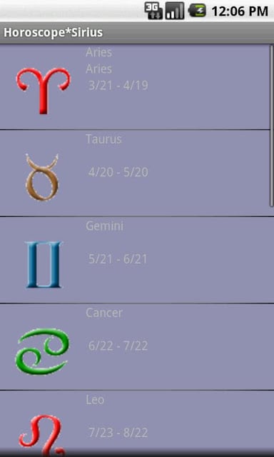 Horoscope*Sirius截图2