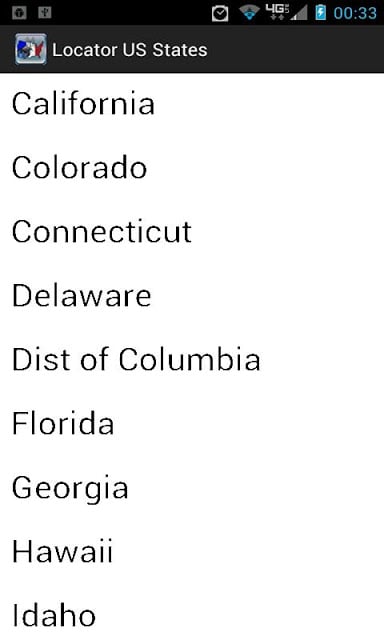 Locator US States截图1