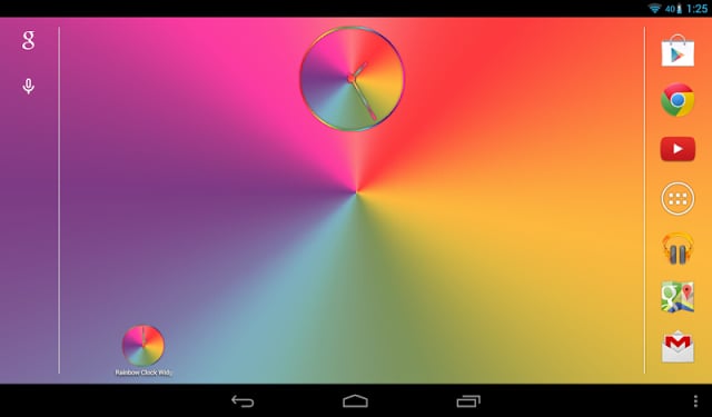 Rainbow Clock (Widget)截图5