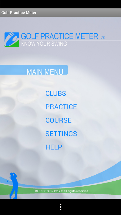 Golf Practice Meter截图1