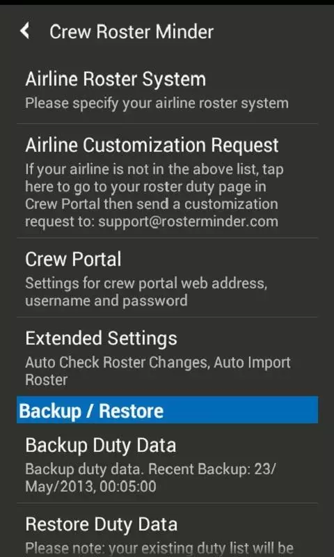 Roster Minder for Airline Crew截图3