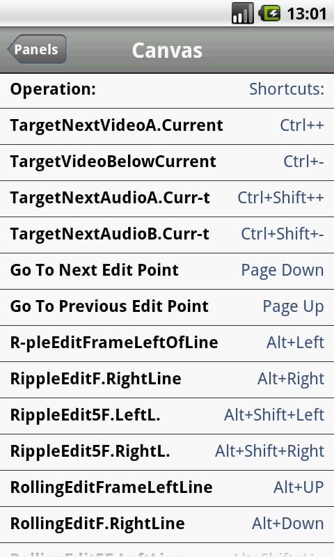 Shortcuts for Premiere P...截图7