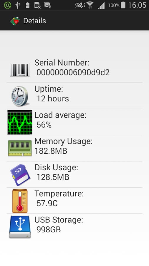 Raspberry Pi HealthCheck截图3