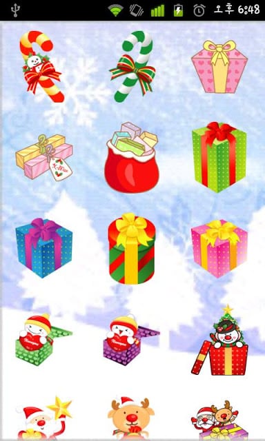 Christmas StickerWidget Fourth截图1