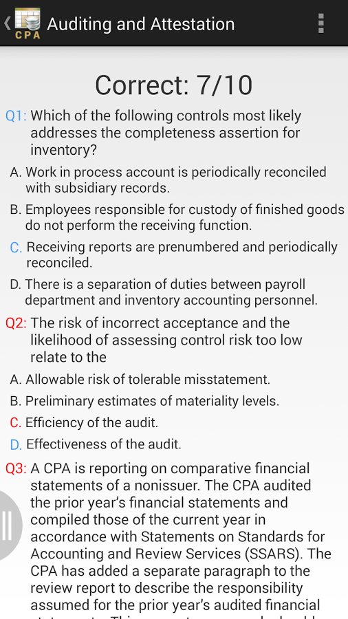 CPA exam prep截图3