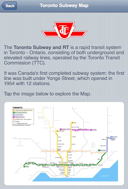 Subway Maps Canada截图9