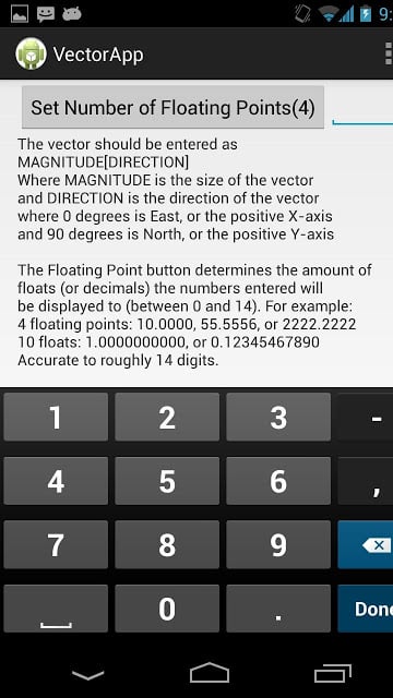 2D Vector Addition Calculator截图2