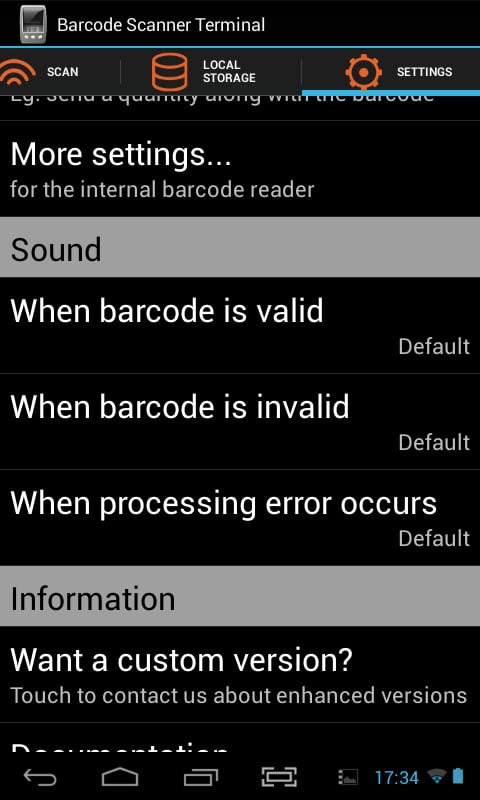 Barcode Scanner Terminal截图4