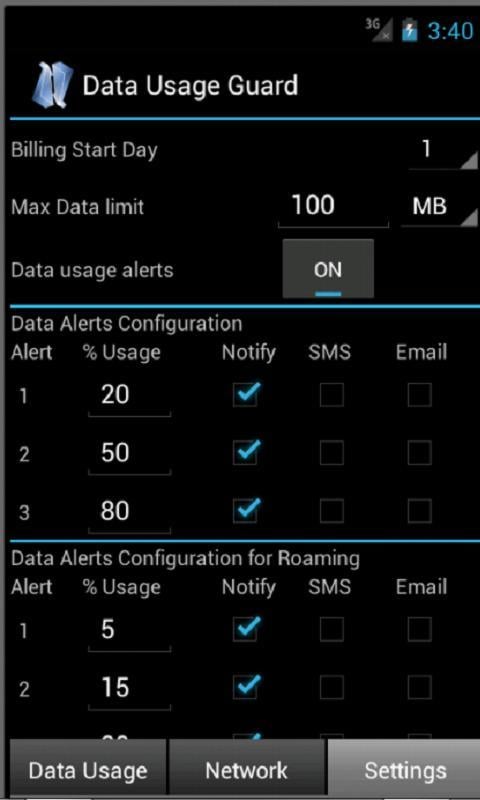 Data Usage Guard截图2