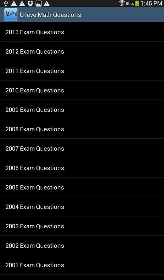 O-Level Math Questions截图3