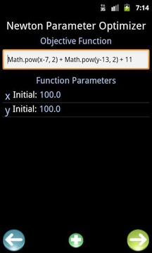 Newton Parameter Optimizer截图