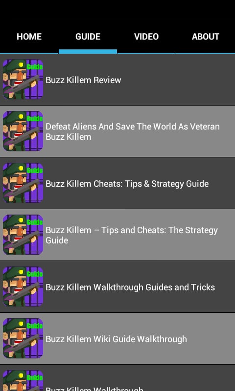 Buzz Killem Top Guide截图1