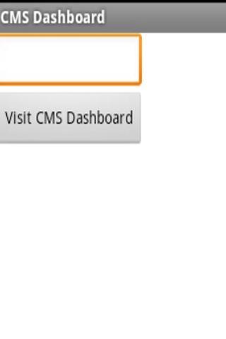 CMS Dashboard截图1